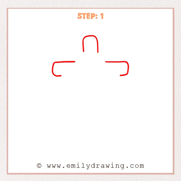 how to draw a jesus on the cross - Step 1